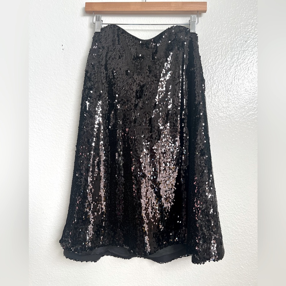 REVOLVE X NBD - Black Sequin Strapless Mini Dress - Size S